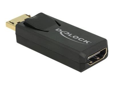 DeLOCK 65573, Displayport 1.2, HDMI, Musta