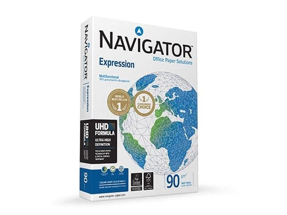 Kopipapir Navigator Expression A4 vit 90g - (500 ark)