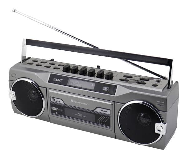 Kassettradio Stereo Bluetooth SRR80TI Sølv