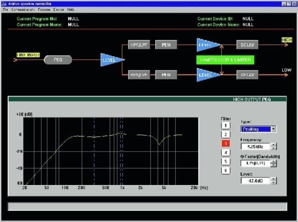 L-RAY/1000 profesjonelt PA-høyttaler-array (styrt av DSP-programvare), aktiv, 1.000 W