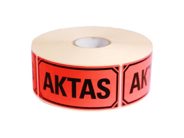 Varningsetiketter Aktas