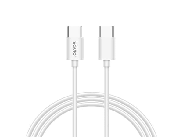 Savio LA-10, USB, 20 V, 1 m, vit