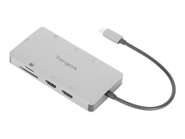 Targus - Dokkingstasjon - USB-C / Thunderbolt 3 - 2 x HDMI - 1GbE