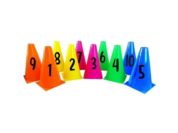 Sifferkoner 23 cm - Set 1-10