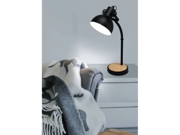 EGLO LUBENHAM PÖYTÄ E27 H570 MUSTA