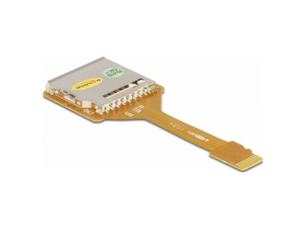 Delock - Lyhyt sovitin (SD) - microSD-muistikortti