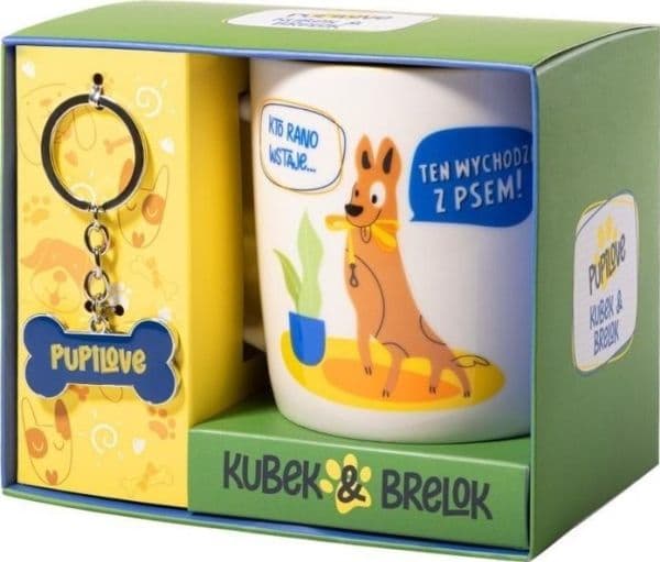 Pupilove doggie presentmugg och nyckelring
