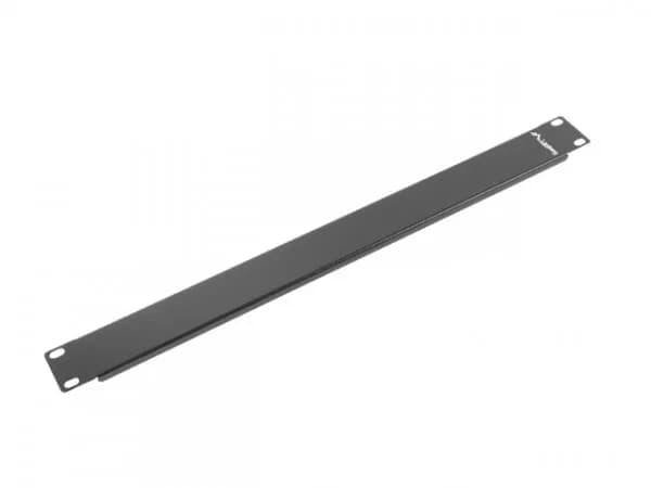 Lanberg - Tomt panel - svart, RAL 9004 - 1U - 19"