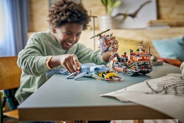LEGO Jurassic World 77983 Mosasaurus-båtangrep