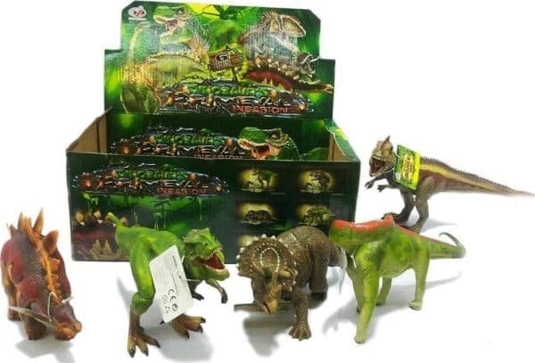 Figur Trifox dinosaur i plast MIX
