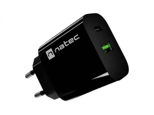 NATEC RIBERA POWER SUPPLY 1x USB-A + 1x USB-