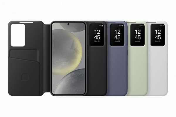 Samsung® | Galaxy S24+ Smart View Plånboksfodral - Flipomslag - Ljusgrön