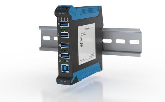 SEH IH-304 USB Hub3.0 Top-hat kisko 4xUSB3.0