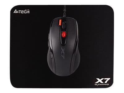 A4Tech X-7120, Molempikätinen, USB A-tyyppi, 2000 DPI, 3 ms, Musta