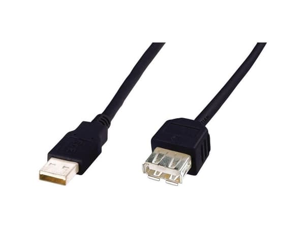 ASSMANN - USB forlængerkabel - USB (han) til USB (hun) - USB 2.0 - 3 m - lajittelu