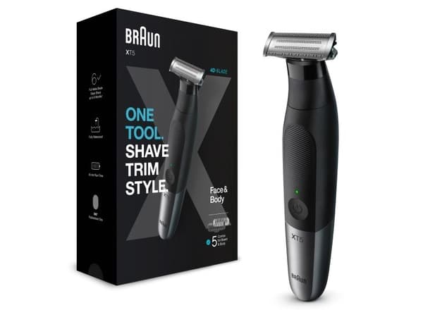 Braun XT5100, Våd og tør, Batteri, Sort