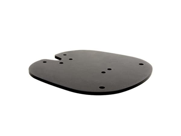 B-TECH - Monteringskomponent (bolt-down floor base) - fast - robust stål - svart