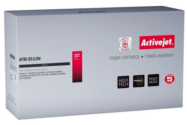 Activejet ATB-3512N, 12000 sider, Sort, 1 stykker