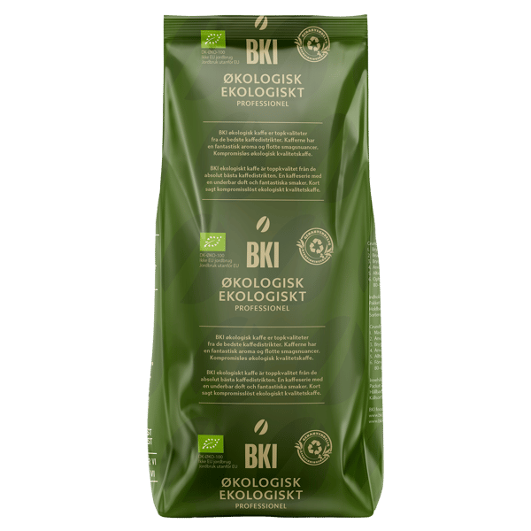 Kaffe BKI Økologisk 500g/pose - (16 poser)