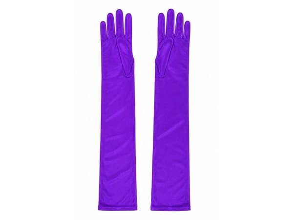 Violetit satiinikäsineet