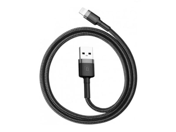 Baseus CALKLF-BG1, 1 m, USB A, Sort, Grå