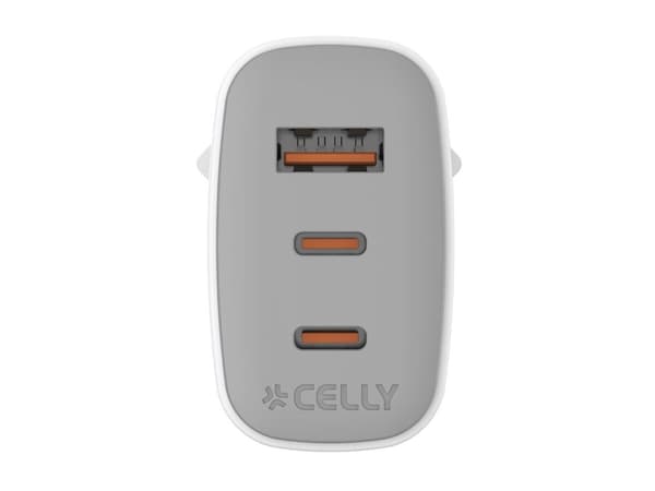 Celly UPTC1USB2USBC65, Sisätila, USB, Valkoinen
