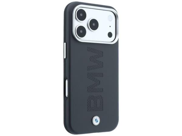 BMW Sign Centered Deboss MagSafe Case for iPhone 17 Pro / 18 Pro - Gray