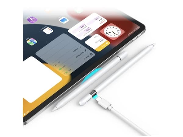 Acefast V3 Capacitive Stylus for iPad with Wireless Charging and 2 Interchangeable Tips - White