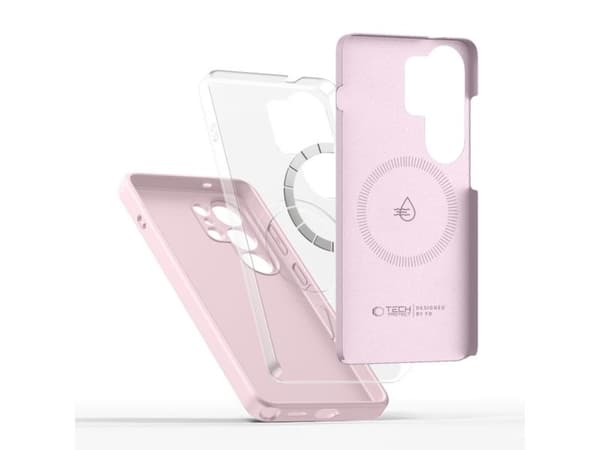 Tech-Protect silikon MagSafe-etui til Samsung Galaxy S26 Ultra - rosa