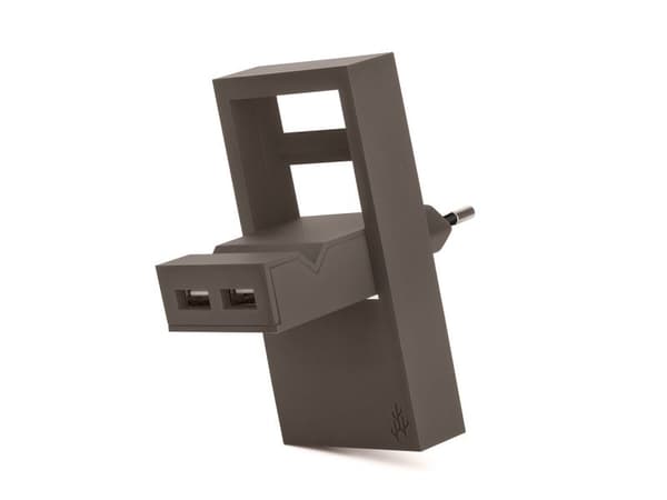 Usbepower Rock Dual USB-A-lader - rød