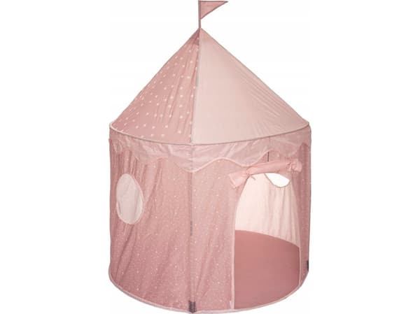 Atmosphera barn­tält, Ø 100 cm, polyester, rosa