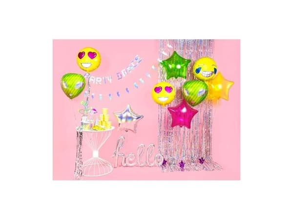 Folieballon Stjerne, Pink