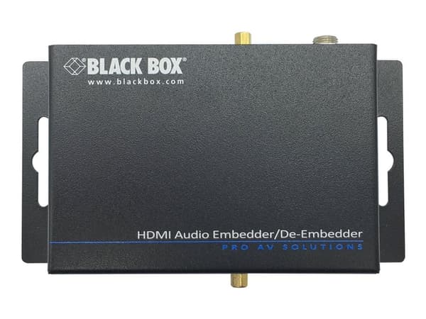 Black Box Audio Embedder/De-embedder - HDMI - Ljudinbäddare/avbäddare