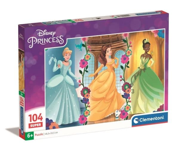 Clementoni pussel Super Disney Princess, 104 bitar