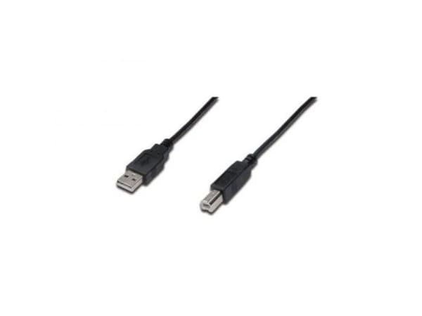 ASSMANN - USB-kabel - USB (hann) til USB-type B (hann) - USB 2.0 - 5 m - svart