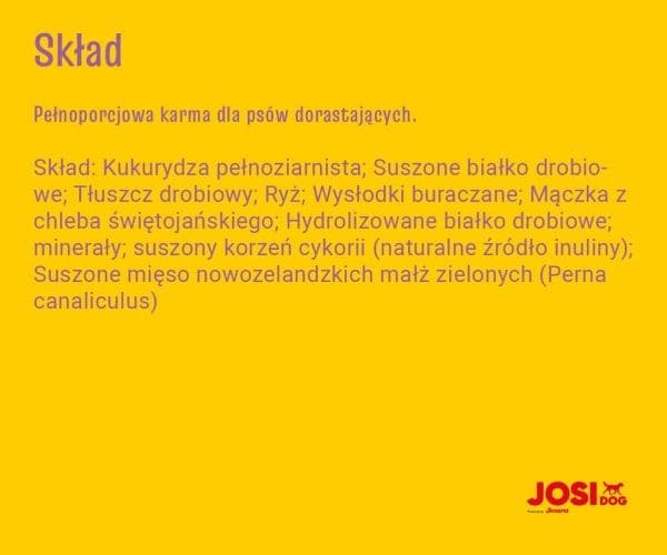 JosiDog Junior Sensitive 15kg (50011948)