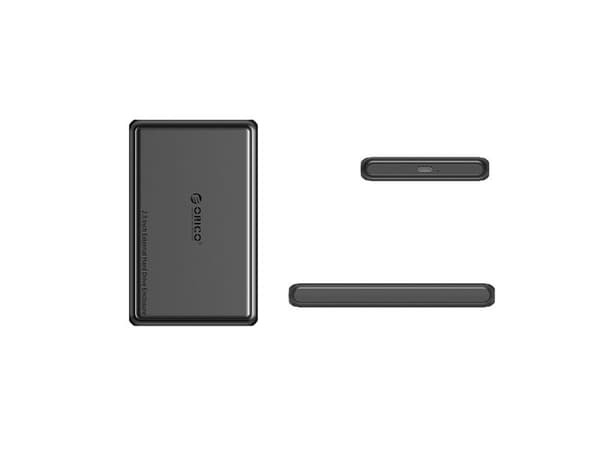 Orico DDL25-C3 2,5" HDD/SSD USB-C 5Gb/s Diskstasjon - Svart