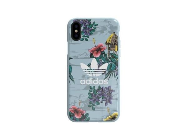 Adidas OR SnapCase blomsterdeksel til iPhone X / Xs - grå