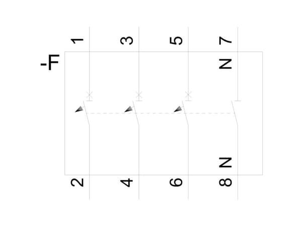 Automatförsäkring 6KA 3P+N C 40A 5SL6640-7