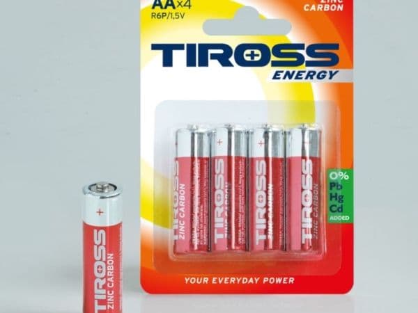 Tiross batteri R03 bl./4st