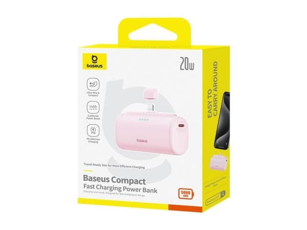 Powerbank OS-Baseus Compact IP 5000mAh 20W (rosa)