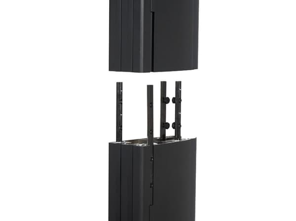 B-TECH System X BT8380-EXTV - Monteringskomponent (4 joining bars) - extension kit - stål - svart - søyle