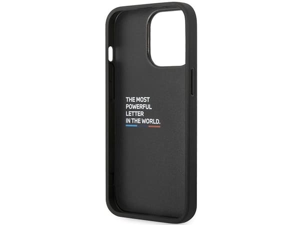 BMW Bi Pattern-deksel for iPhone 14 Pro 6.1" - Svart