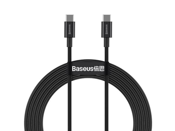 Baseus Superior, 1 m, USB C, USB C, USB 2.0, 480 Mbit/s, Sortera