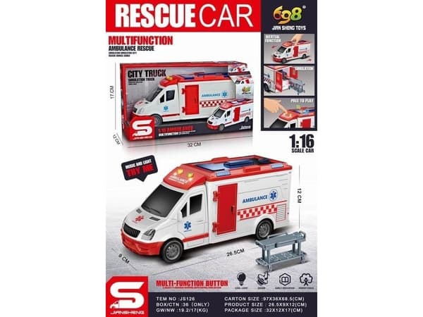 Ambulans i St/Bear-låda JS126 32693
