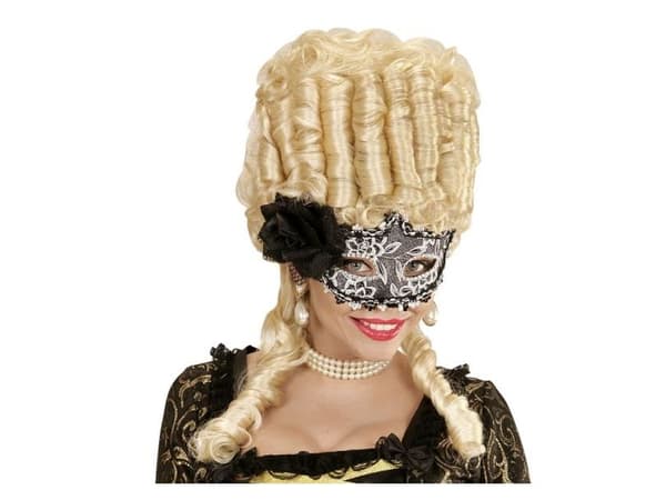 Grå ögonmask med blomma