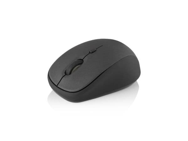 Modecom MC-WM6, Molempikätinen, Optinen, Langaton RF, 1600 DPI, Musta, Harmaa