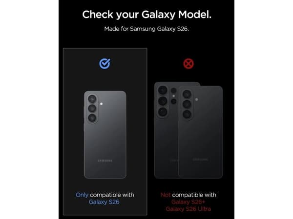 Spigen GLAS.tR EZ Fit Optik Pro HD Galaxy S26 Camera Lens Protector [2 Pack]