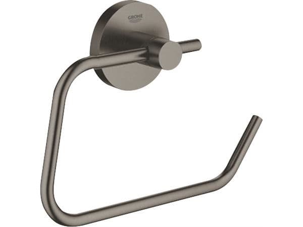 Grohe Essentials Toiletpapirholder uden låg - Børstet Hard Graphite