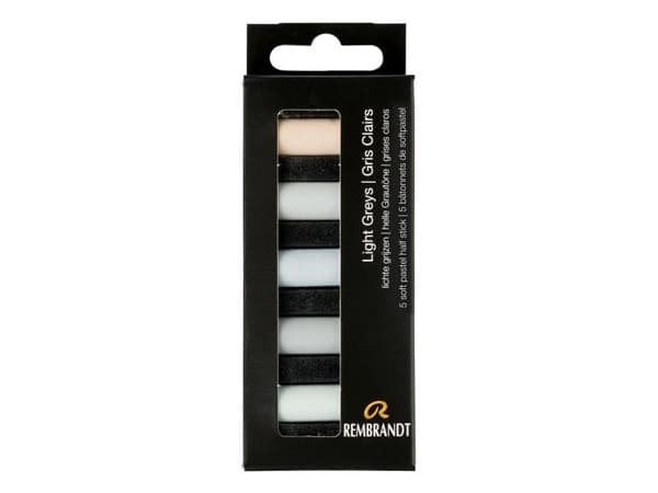Rembrandt Soft Pastels Light Greys Set